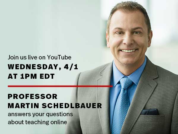 Martin Schedlbauer YouTube livestream promotional image