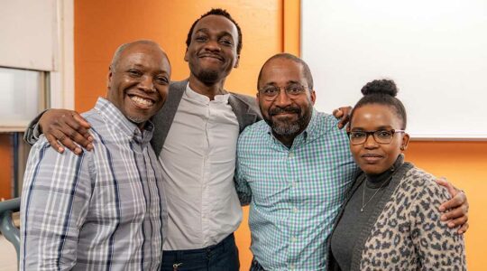 Panelists at the Khoury Black History Month celebration||||||Panelists at the Khoury Black History Month celebration