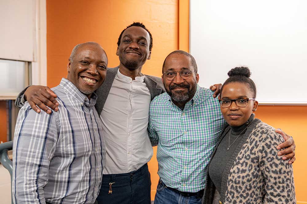 Panelists at the Khoury Black History Month celebration||||||Panelists at the Khoury Black History Month celebration