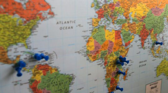 A map showing locations served by Tailored for Education