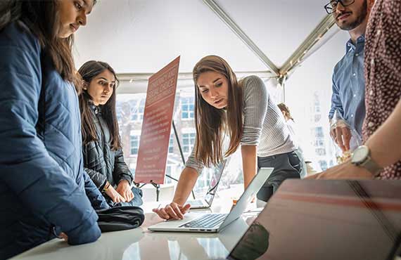 Students present research