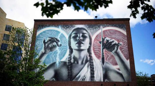 A mural on Northeastern's campus