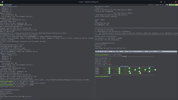 Photo of NUsec 2020 CSAW ESC software code provided by team