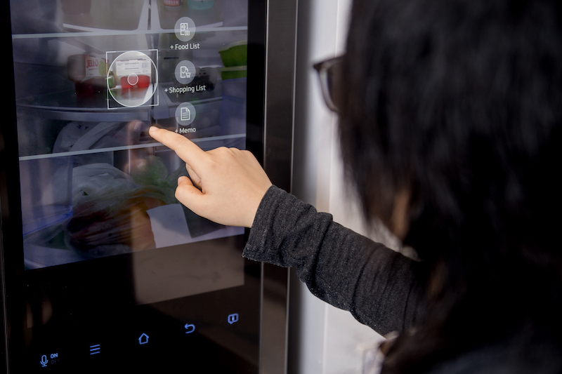 Smart fridge in the CPI lab