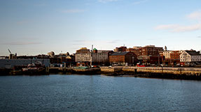 The Portland, ME waterfront