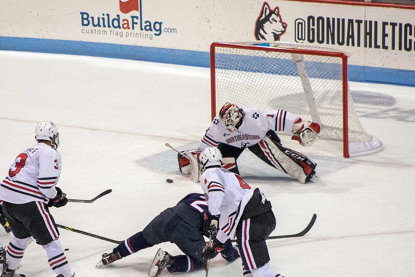 Devon Levi makes a save