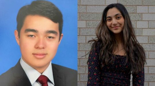 Ryan Costa (left) and Nitsa Kanungo.