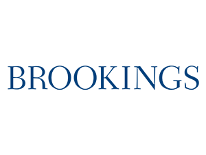 The Brookings Institute logo: the word "BROOKINGS"