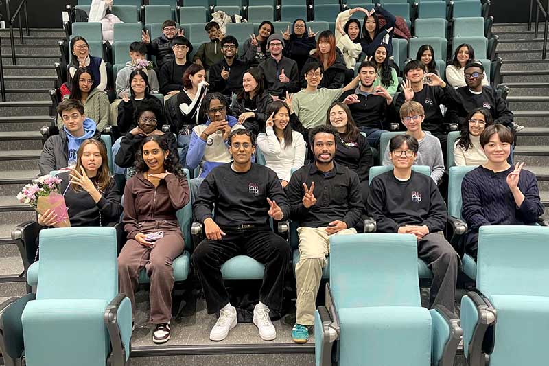 Code4Community members gather for Demo Day in fall 2024.