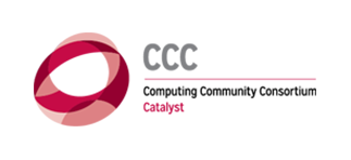 A logo showing a circle in different shades of red next to the words "CCC - Computing Community Consoritum - Catalyst"