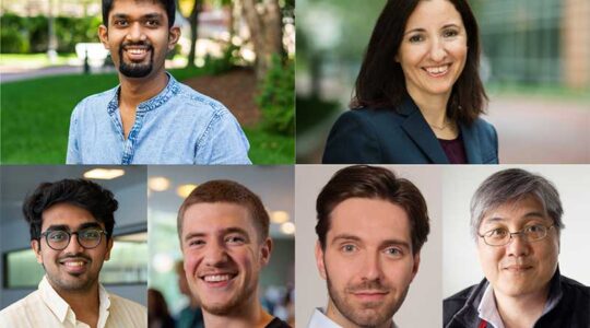 Clockwise from top left: Khoury researchers Harsh Chaudhari, Alina Oprea, David Bau, Chris Wendler, Can Rager (independent), and Rohit Gandikota