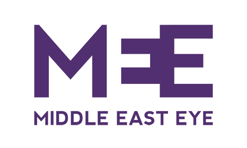 The Middle East Eye logo, with "Middle East Eye" written in purple letters