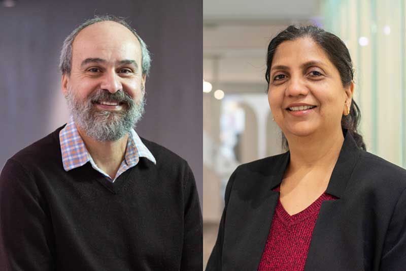 Mario Nascimento and Sarita Singh