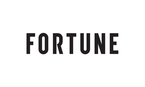 The word Fortune in black letters on a white background