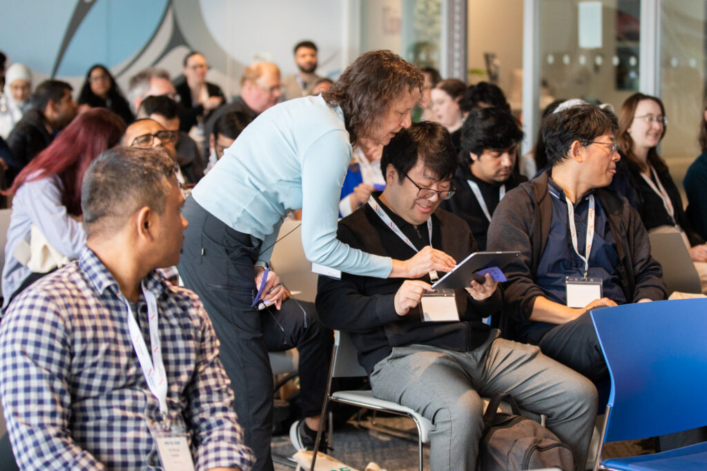 Crowd shot at the he Western Canadian Conference on Computing Education in Vancouver