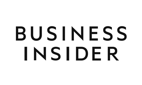 The words Business Insider in black on a white background