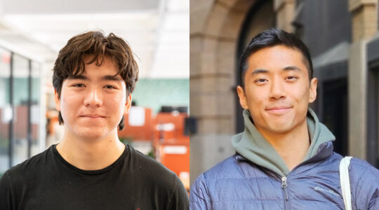 Matthew Laws (left) and Kevin Lu
